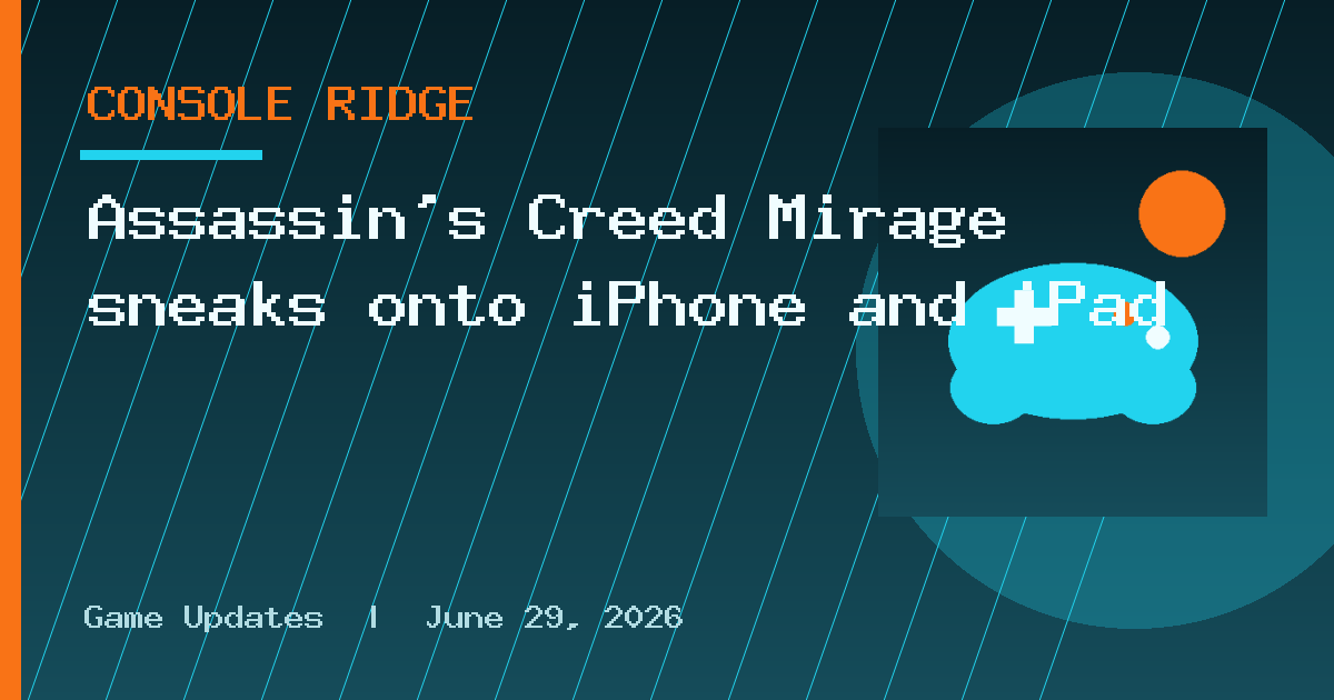 Assassin’s Creed Mirage sneaks onto iPhone and iPad