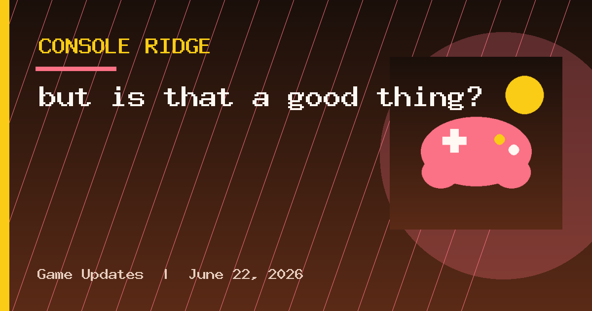 but is that a good thing?