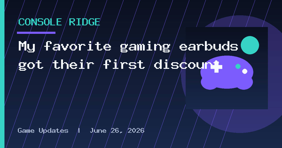My favorite gaming earbuds got their first discount